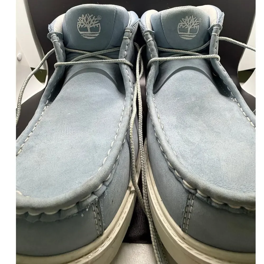Light Blue Mens Timberland Boots Size 10M 45514